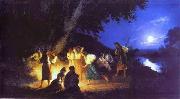 Henryk Siemiradzki Night on the eve of Ivan Kupala Germany oil painting artist